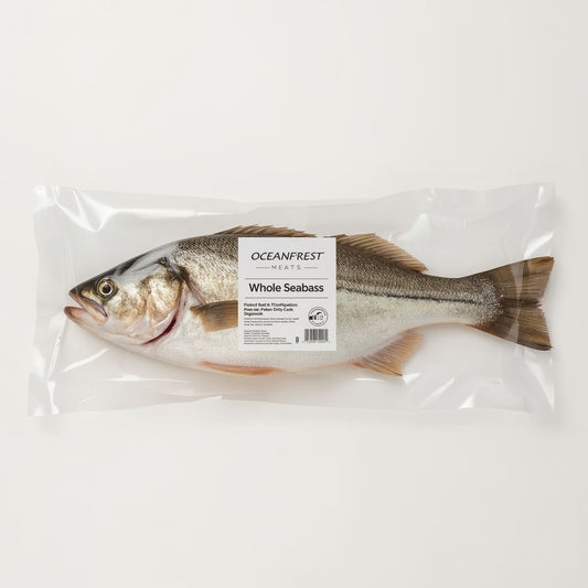 Whole Seabass (Cleaned & Gutted)