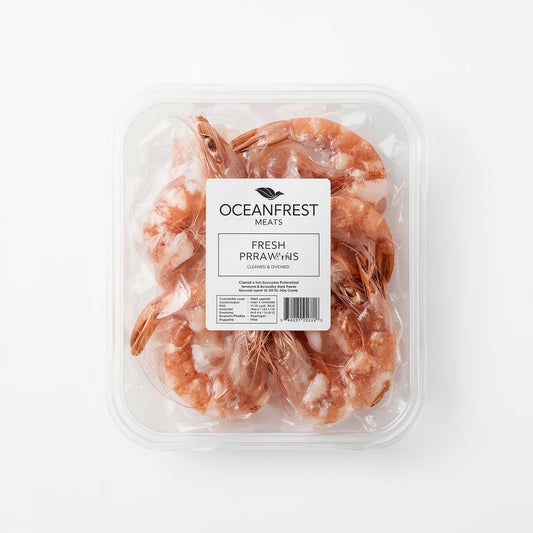 Fresh Prawns (Cleaned & Deveined)